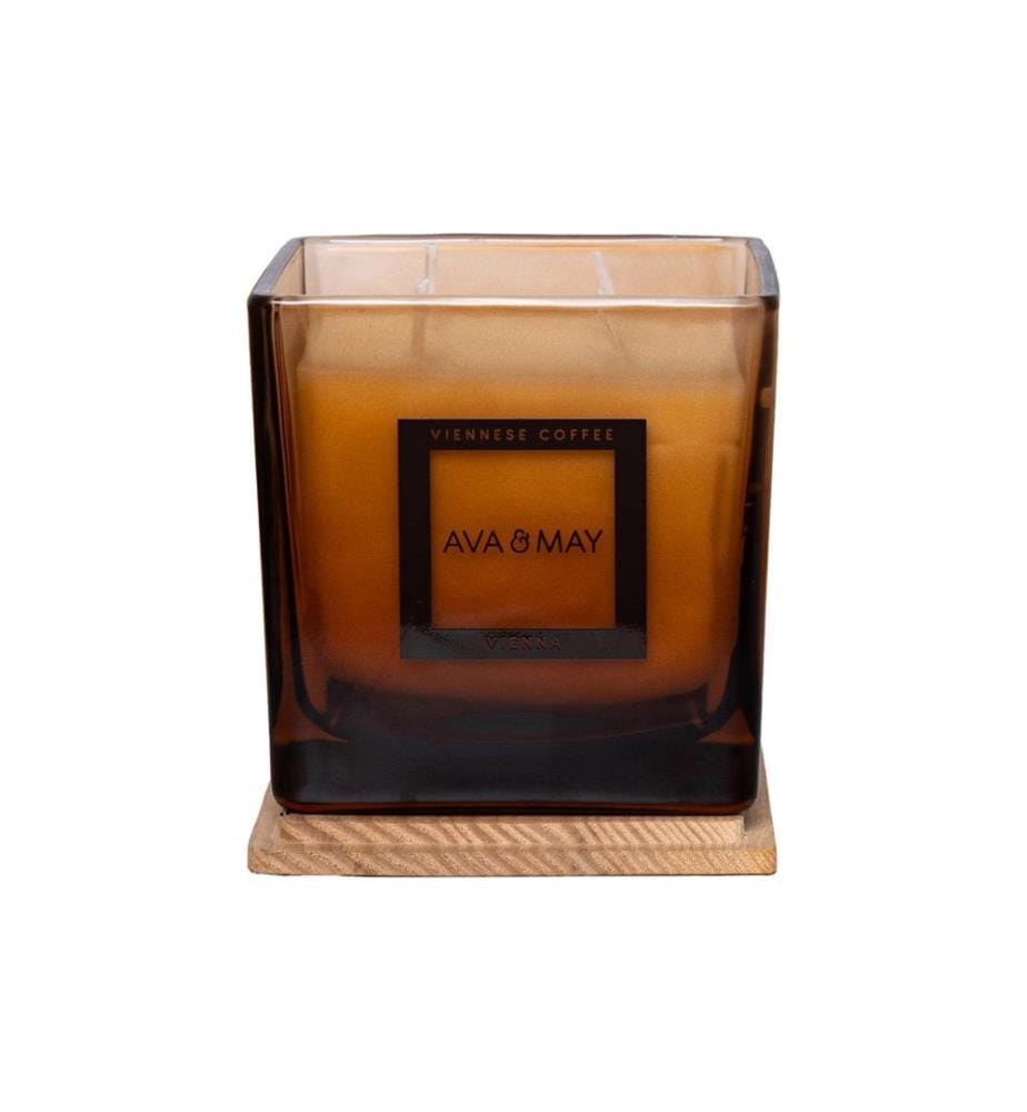 Bougies Bordeaux Bougie Parfumée AVA & MAY - 180g - Notes Framboise/pêche/cassis Ava Max