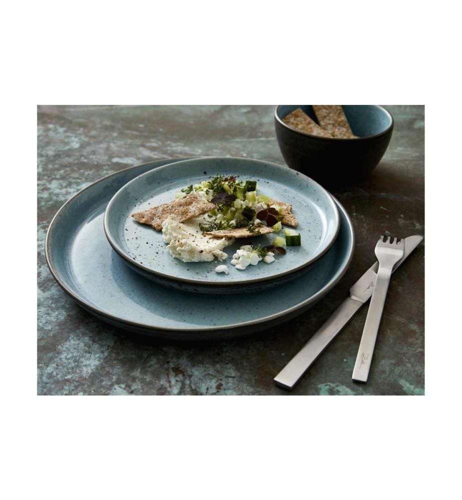 BITZ - Assiette non décorative  Ø 27 cm, 6 Pièce/s, Gris/Bleu clair