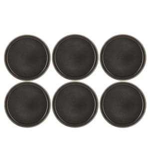 BITZ - Frühstücks- & Dessertteller  Ø 21 cm, 6 Stück, Grau