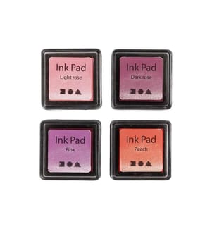 CREATIV COMPANY - Tampon encreur Ink Pad Orange, rose, rouge
