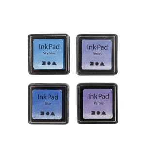 CREATIV COMPANY - Tampon encreur Ink Pad bleu, violet
