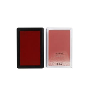 CREATIV COMPANY - Tampon encreur Pad d'encre, 9 x 6 x 2 cm Rouge