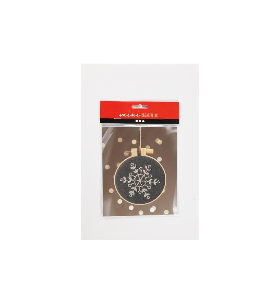 CREATIV COMPANY - Kits de bricolage Broderie Flocon de neige