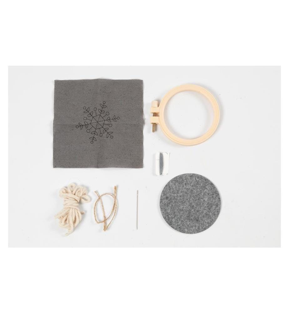 CREATIV COMPANY - Kits de bricolage Broderie Flocon de neige