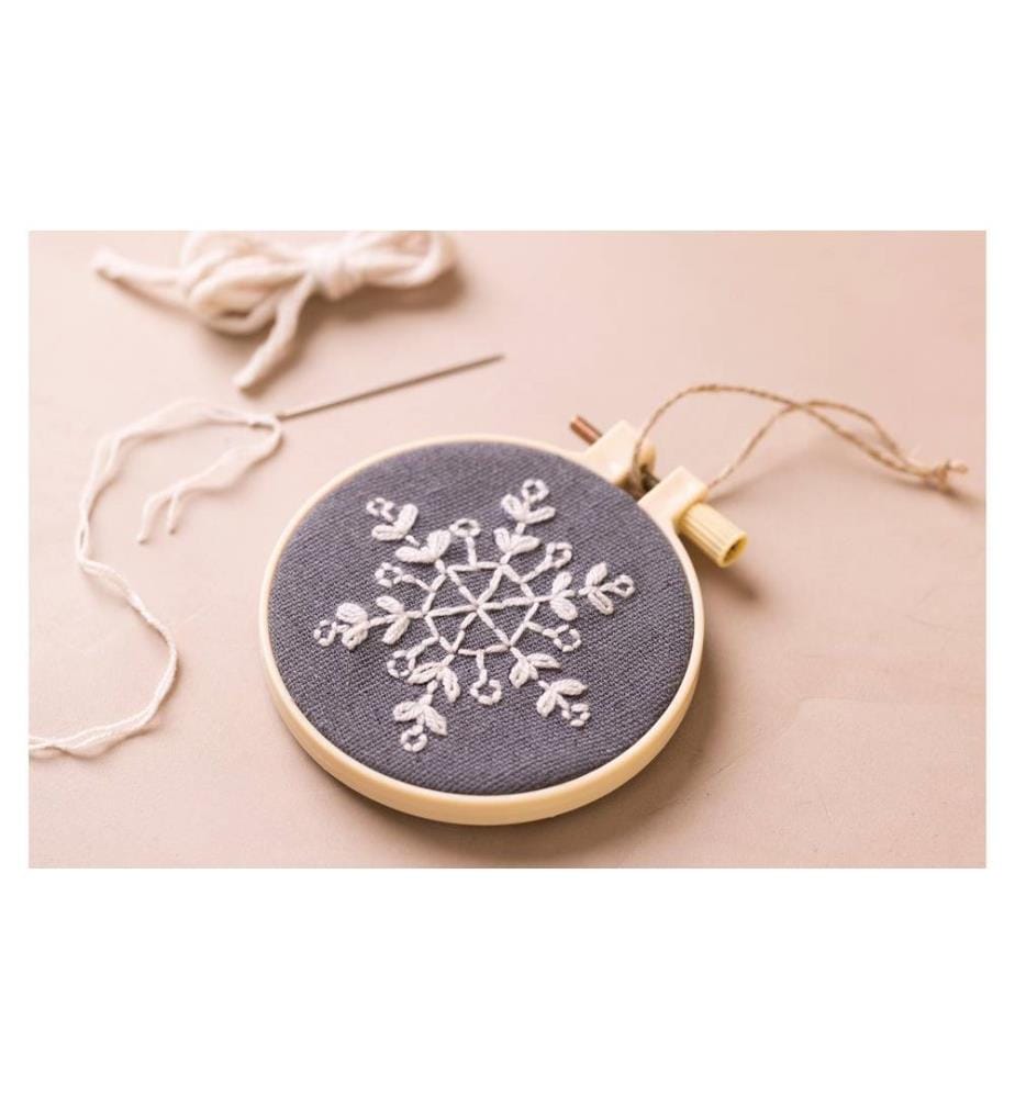CREATIV COMPANY - Kits de bricolage Broderie Flocon de neige