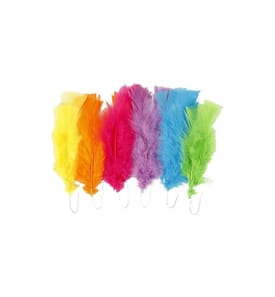 CREATIV COMPANY - Plumes Multicolore, 18 Pièce/s