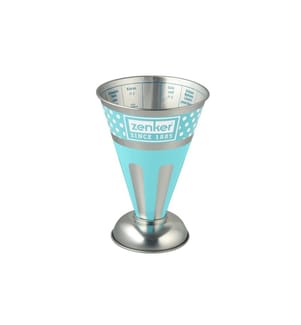 ZENKER - Messbecher 2.475 dl, Hellblau/Silber