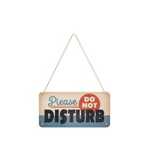 NOSTALGIC ART - Plaque Do Not Disturb 20 x 10 cm, métal