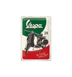 NOSTALGIC ART - Plaque Vespa 20 x 30 cm, métal