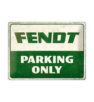NOSTALGIC ART - Plaque Fendt Parking only 30 x 40 cm, métal