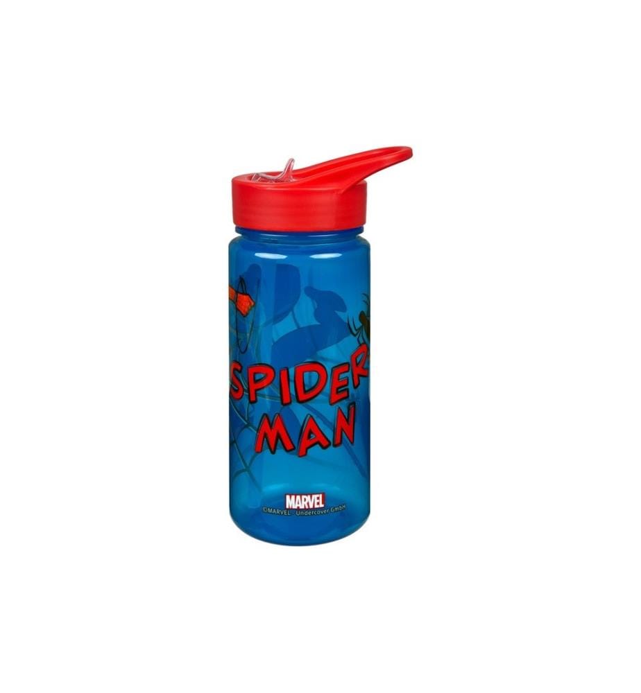 SCOOLI - Trinkflasche Spiderman 500 ml, Blau/Rot