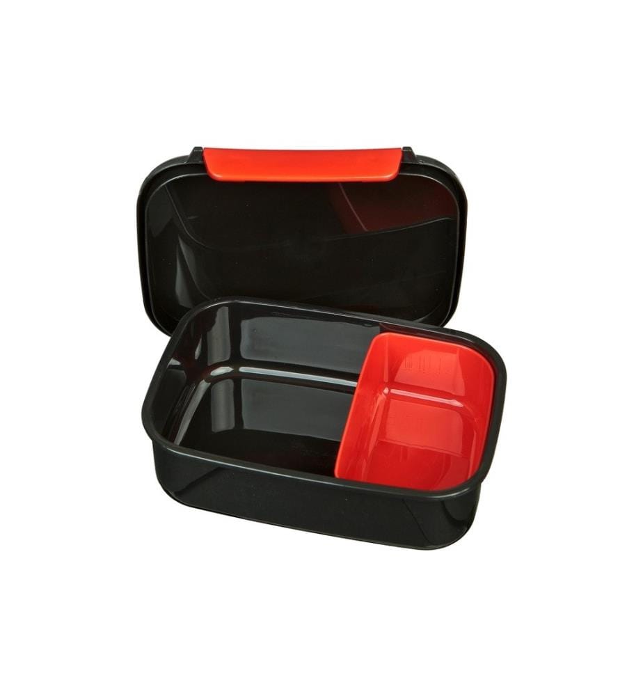 SCOOLI - Lunchbox Spiderman Rot/Schwarz