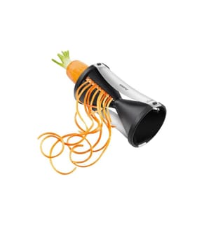 GEFU - Coupe-légumes en spirale Spirelli Acier inoxydable;  Plastique, noir
