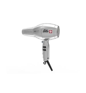 SOLIS - Sèche-cheveux professionnel Swiss Perfection 360° ionicPRO Argenté