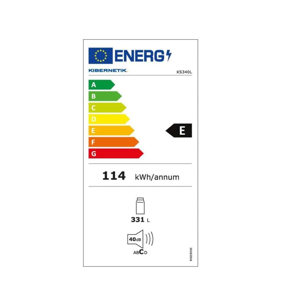 KIBERNETIK - Réfrigérateur KS340L Droit (modifiable)