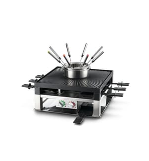 SOLIS - Combinaison pour raclette Combi-Grill 3 en 1