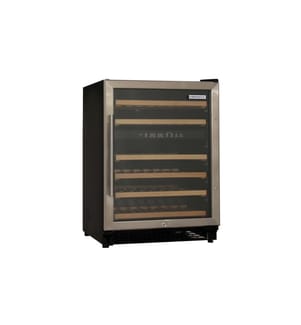 KIBERNETIK - Armoire de mise en température pour le vin WKH46F01 Noir, Droite, Changeable