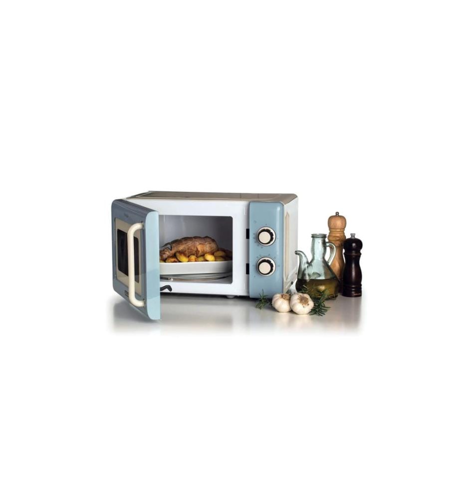 ARIETE - Four à micro-ondes Vintage Bleu
