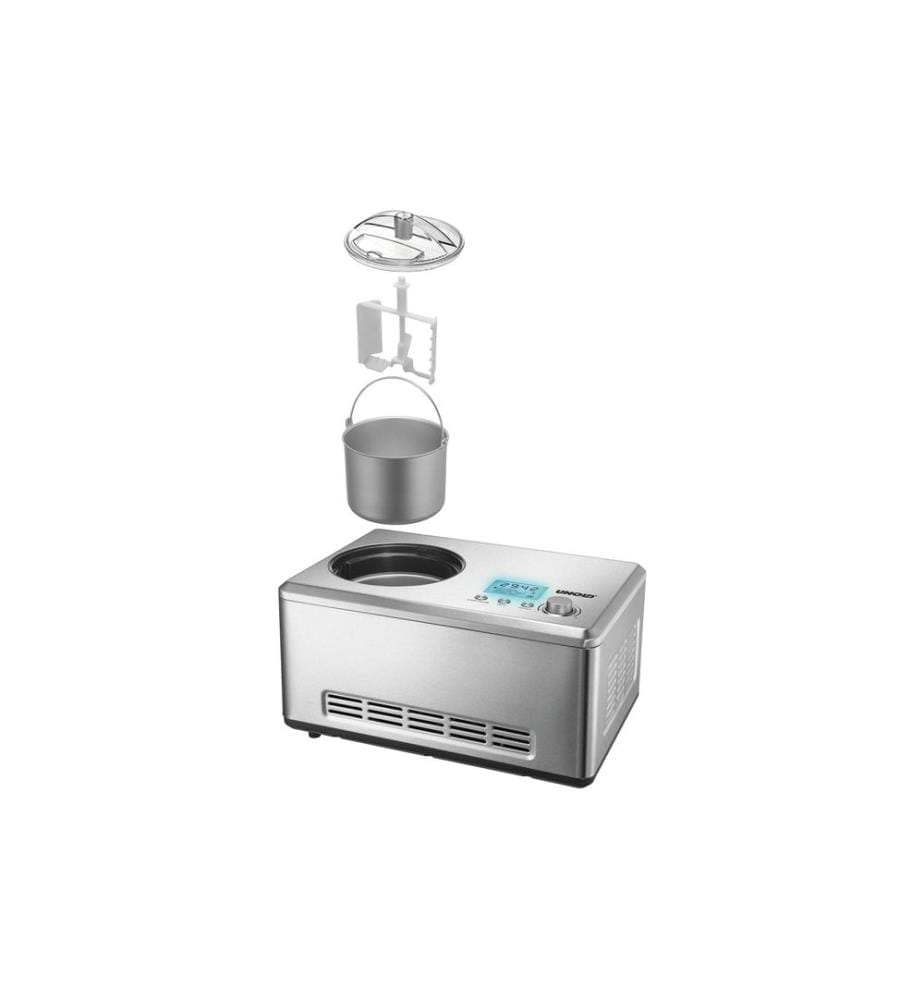 UNOLD - Machine à glace Nobile 2 l, Argenté