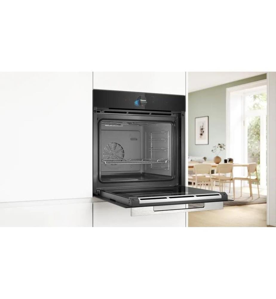 BOSCH - Einbaudampfbackofen HSG7584B1 Schwarz A+