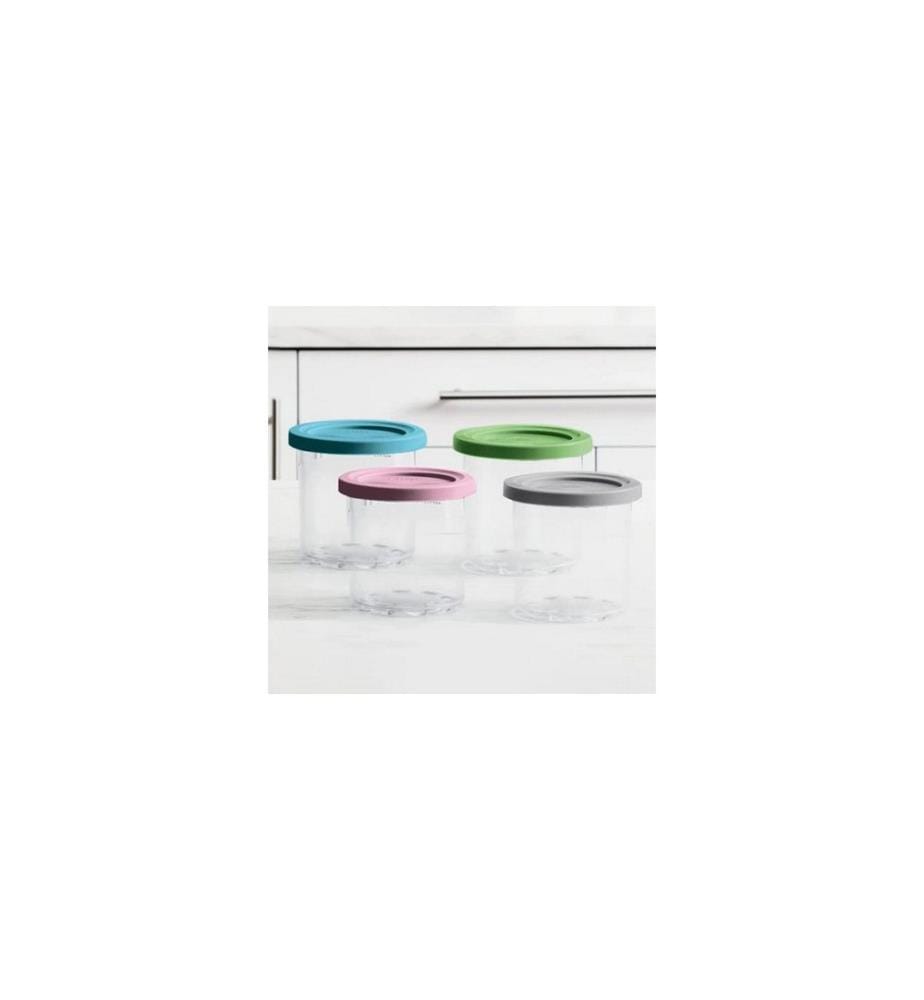 Ninja - Récipient avec couvercle 0.473 l, Transparent/Multicolore