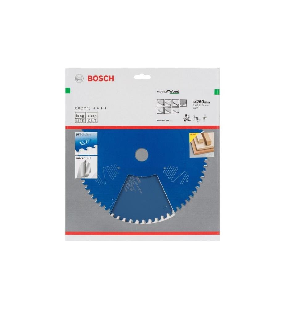 BOSCH - Professional Kreissägeblatt Expert for Wood, 260 x 30 x 2.4 mm, Z 60