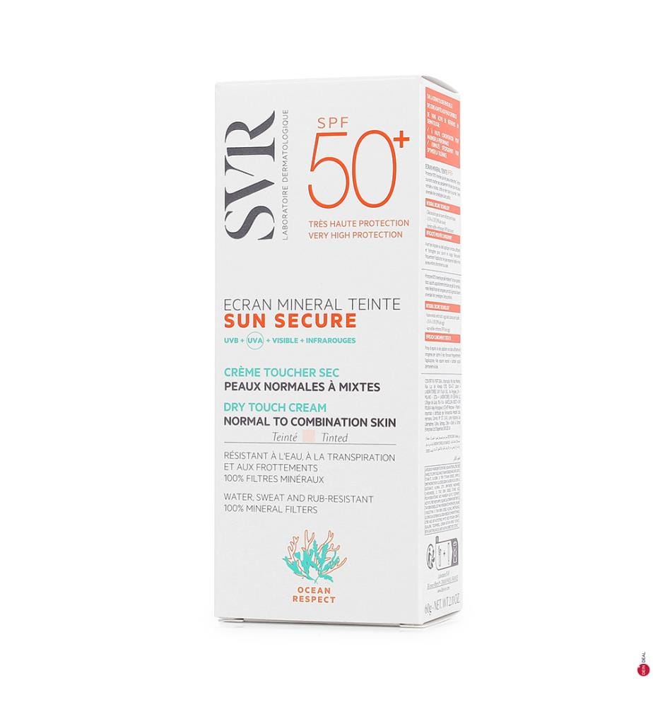 Sun Secure Schermo minerale colorato SPF50+ Pelle da normale a mista - 60 g