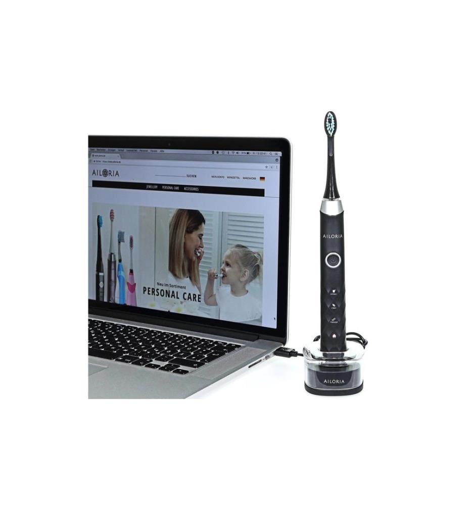 Ailoria - Brosse à dents sonique Shine Bright Noir