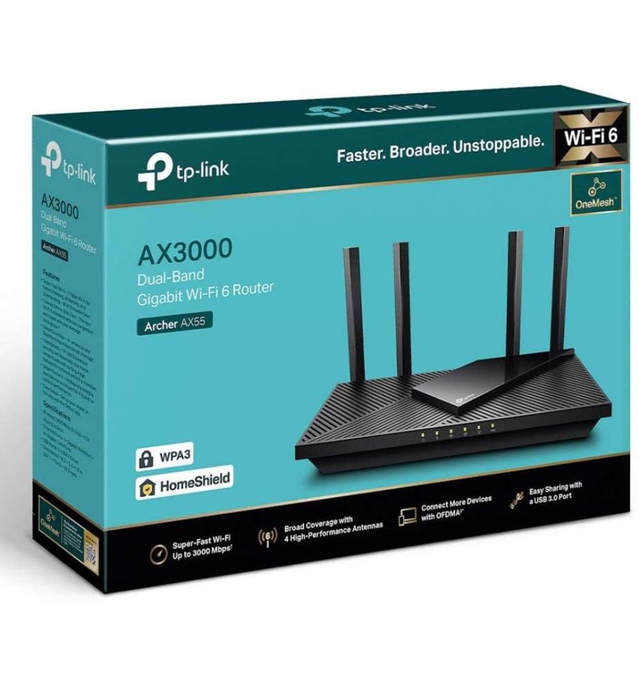 Wi-Fi-Router TP-LINK - Modell: ARCHERAX55