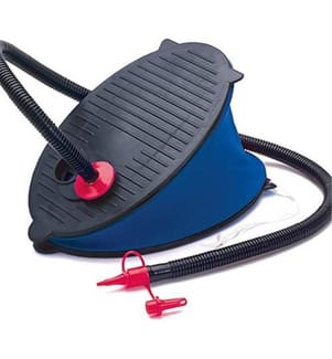 Foot pump 30 cm - Blue