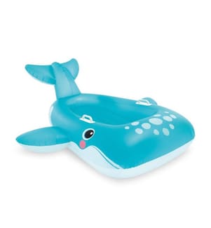 Inflatable whale 168 x 140 cm - Blue