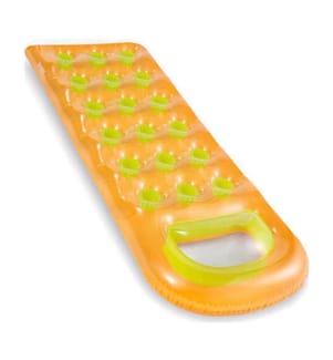 Luftmatratze mit Taschen - Orange