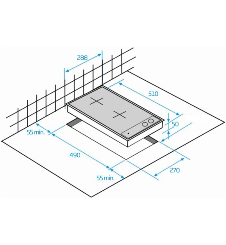 Domino Induktion BEKO - Modell: HDMI 32400 DT