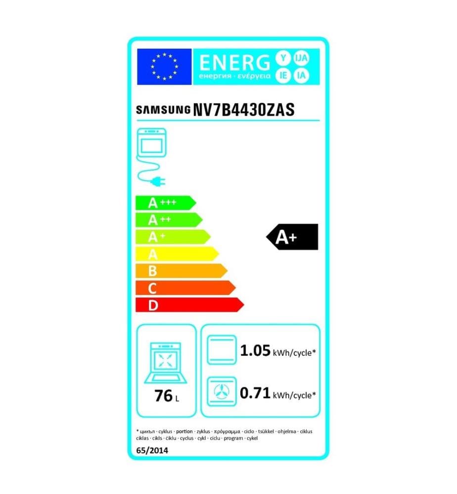Four encastrable SAMSUNG - Modèle : NV7B4430ZAS