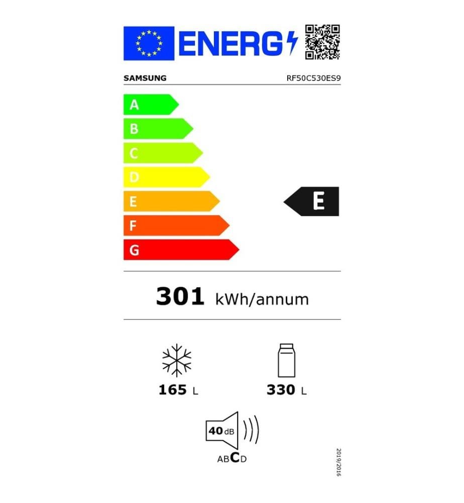 Combiné frigo-congélateur SAMSUNG - Modèle : RF50C530ES9