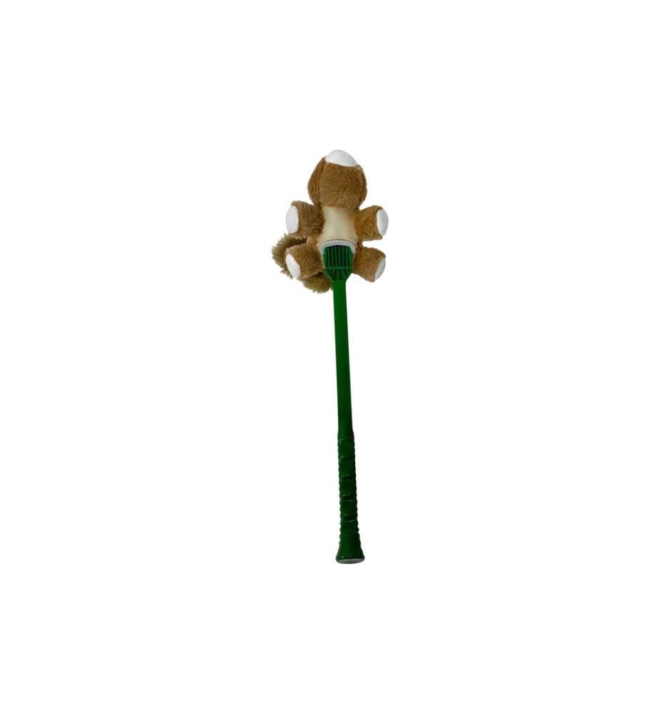 HUNTER - Jouet pour chien Flingerz Furry écureuil, Marron/vert