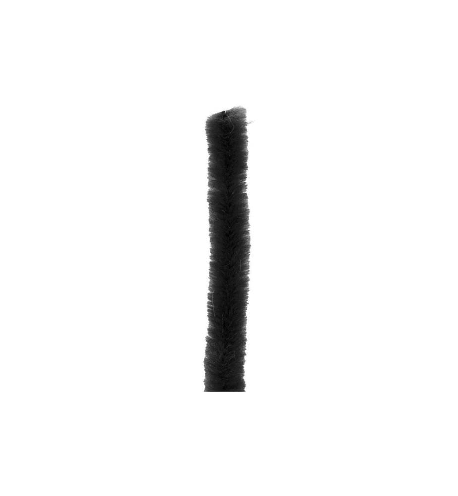 CREATIV COMPANY - Chenilledraht 6 mm 50 Stück, Schwarz