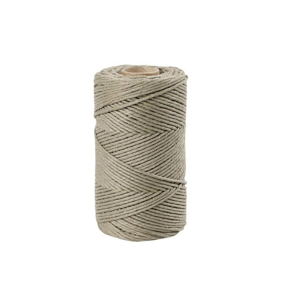 CREATIV COMPANY - Fil de coton Makramé 330 g, Vert