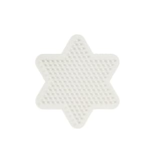 CREATIV COMPANY - Bügelperlen Platten Nabbi Stern Weiss