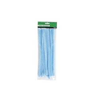 CREATIV COMPANY - Chenilledraht 15 mm, 15 Stück, Blau