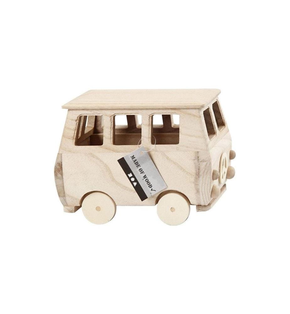 CREATIV COMPANY - Minis véhicules Bus 17 x 10 x 13 cm