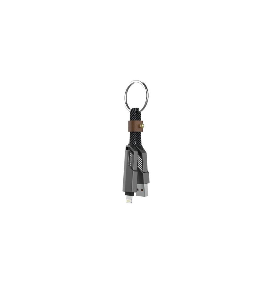 4SMARTS - ComboCord Flat 240 W USB A/USB C - Lightning/USB C 1.5 m