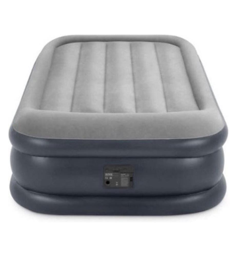 Luftmatratzen-Hochbett Twin Deluxe Pillow Rest 1 Person 191 x 99 x 42 cm - Grau