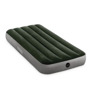 Matelas gonflable Downy et gonfleur à pied 1 personne 1,91 x 0,99 x 0,25 m - Vert Foncé