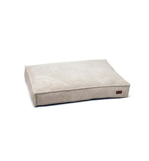DESIGNED BY LOTTE - Lit Gris clair ribbé 100x70x15cm