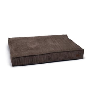 DESIGNED BY LOTTE - Lit Marron strié 120x80x15cm