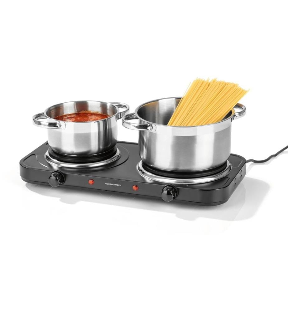 GOURMETMAXX - Plaque de cuisson double 2300 W