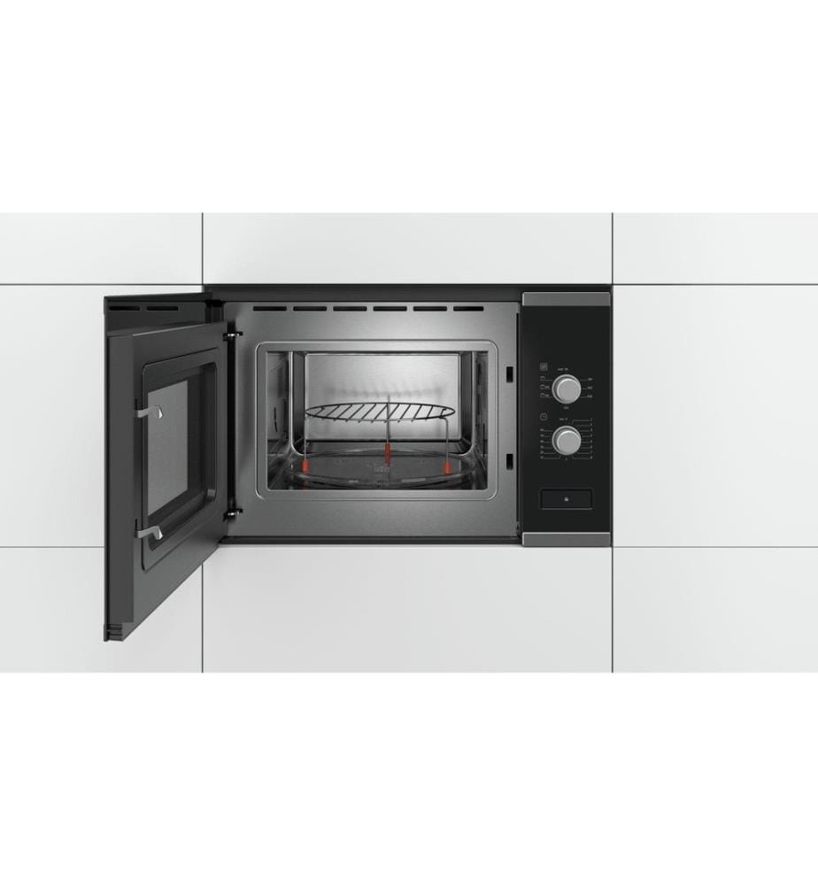 BOSCH - Four à micro-ondes encastré BEL550MS0 Noir/Argenté