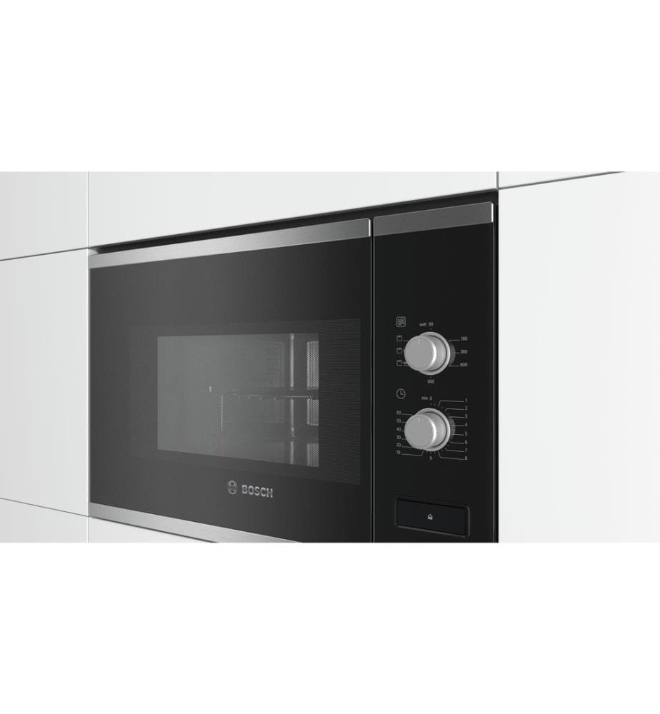 BOSCH - Four à micro-ondes encastré BEL550MS0 Noir/Argenté