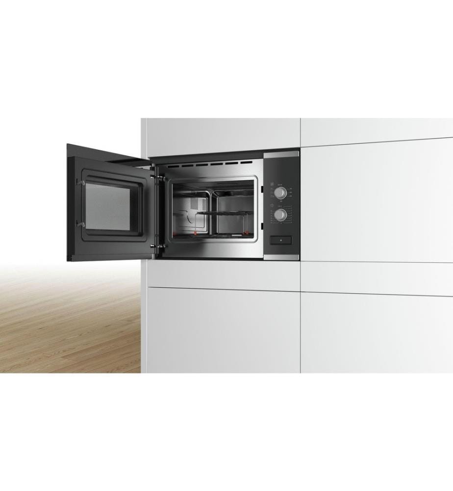BOSCH - Four à micro-ondes encastré BEL550MS0 Noir/Argenté